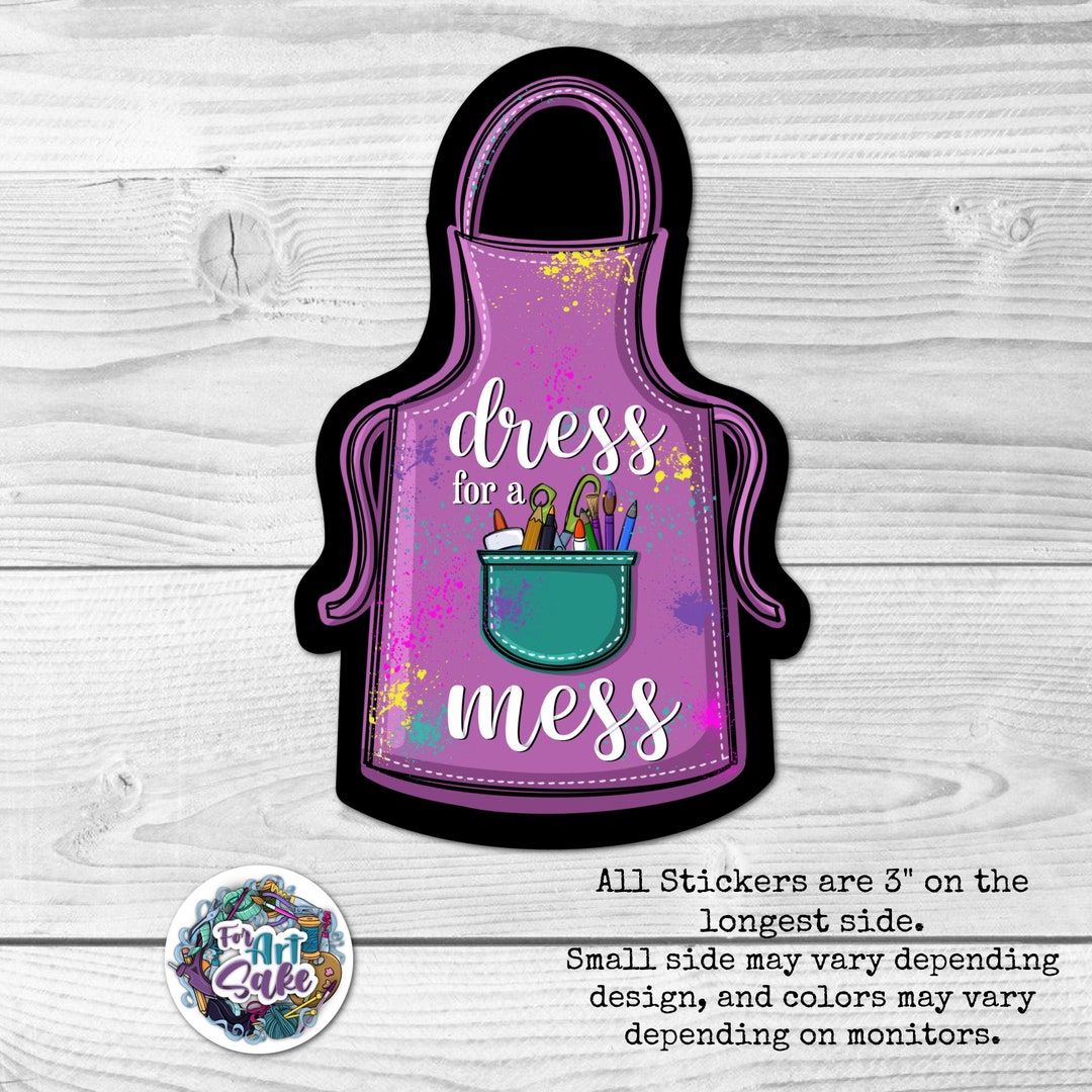 Dress for a Mess Art Party Favor Kids Art Smock Art Apron Etsy