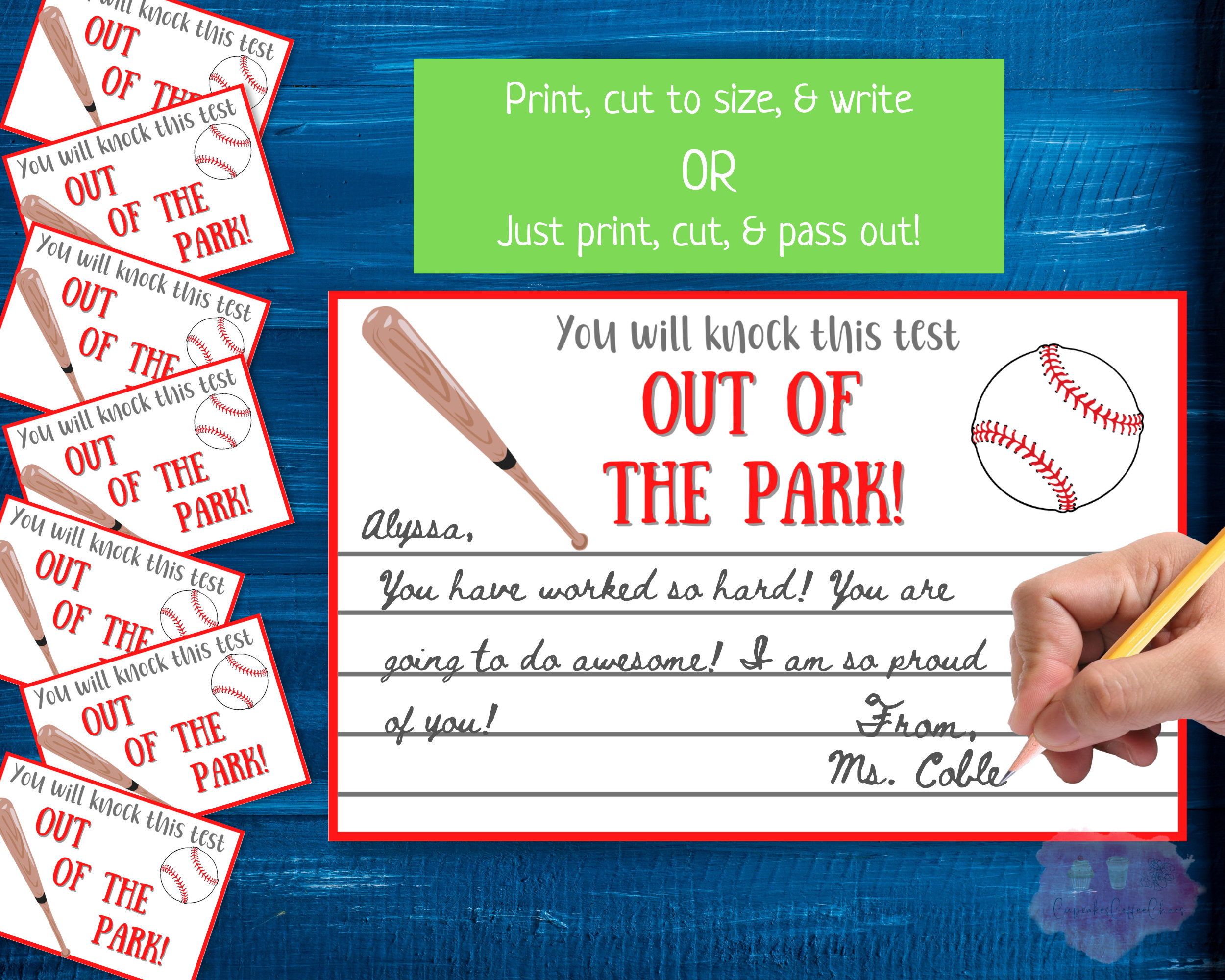 Knock This Test Out of the Park Note Testing (Download Now) 