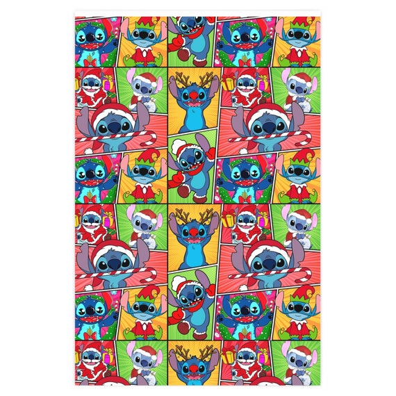 Disney LILO and STITCH Christmas Wrapping Paper 25 Sq Ft