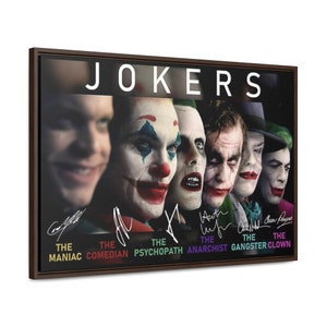 Jokers Are Wild Canvas Floating Frame "30x20in"