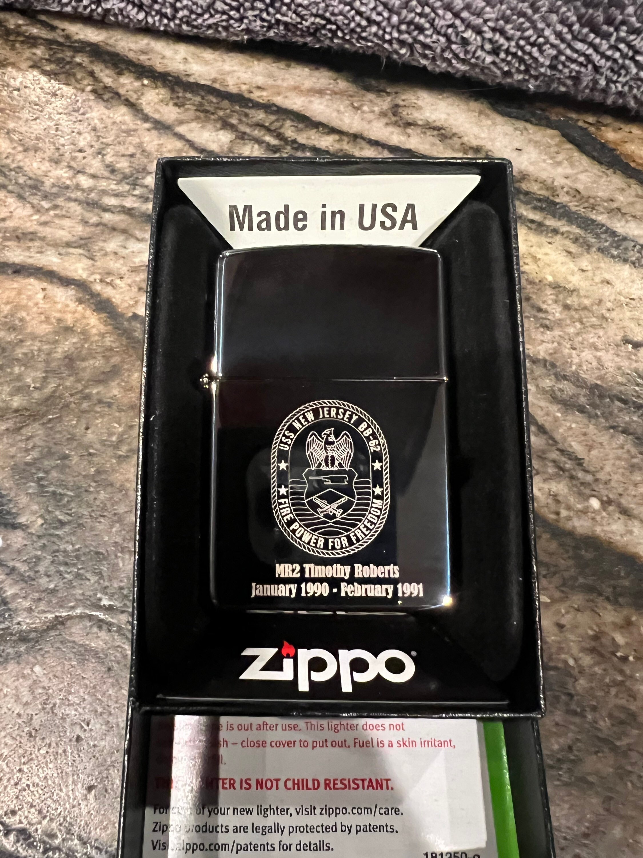 US Navy Ship Zippo Navy Veteran Engraved Zippo Personalized Zippo