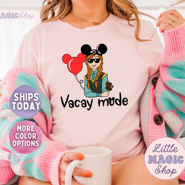 Disney Frozen Shirt, Disney Vacay Mode Shirt, Princess Anna Shirt, Disney Frozen, Family Vacation Shirt, Cute Disney Shirt