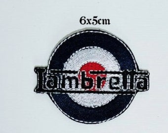 Ancillotti Lambretta Patch Embroidered Iron or Sew On Ancillotti Lambretta Patch Embroidered Iron or Sew On