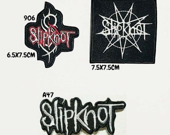 Slipknot Rock And Roll Music Band Iron-On Sew-On Embroidered - Foto 8