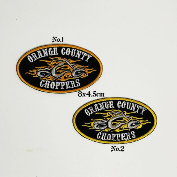Orange County Choppers OCC Iron-On Biker Motorcycle Jacket Patch Collection NEW! 