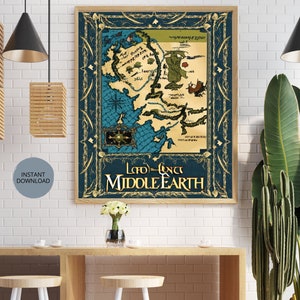 Mittelerde Landkarte Herr der Ringe PNG, Sofortdownload Rohan Shire Karte von Mittelerde - Landkarte der Macht - Rohan