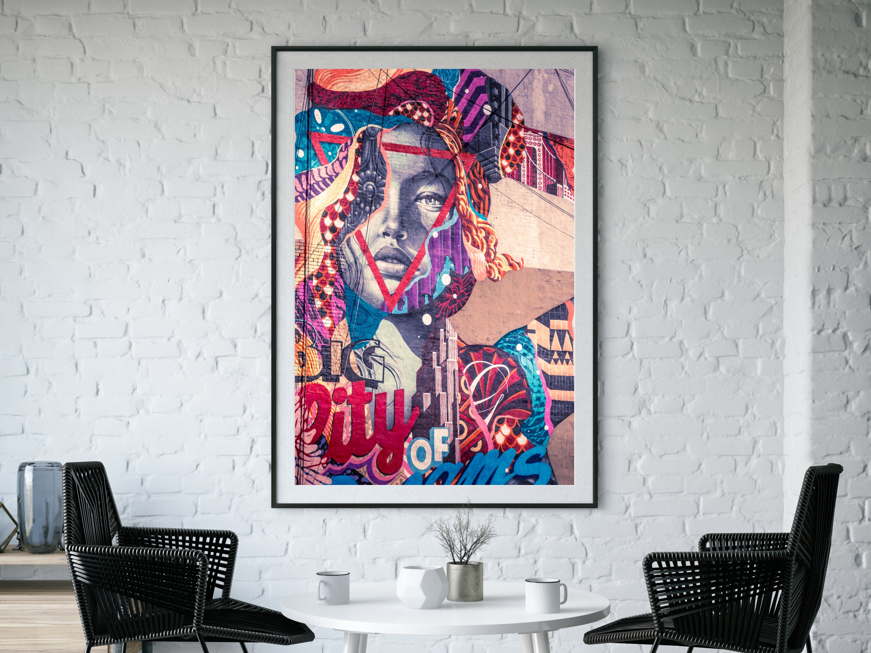 Women Poster, Graffiti Art Poster, Graffiti Print, Women Graffiti Art ...