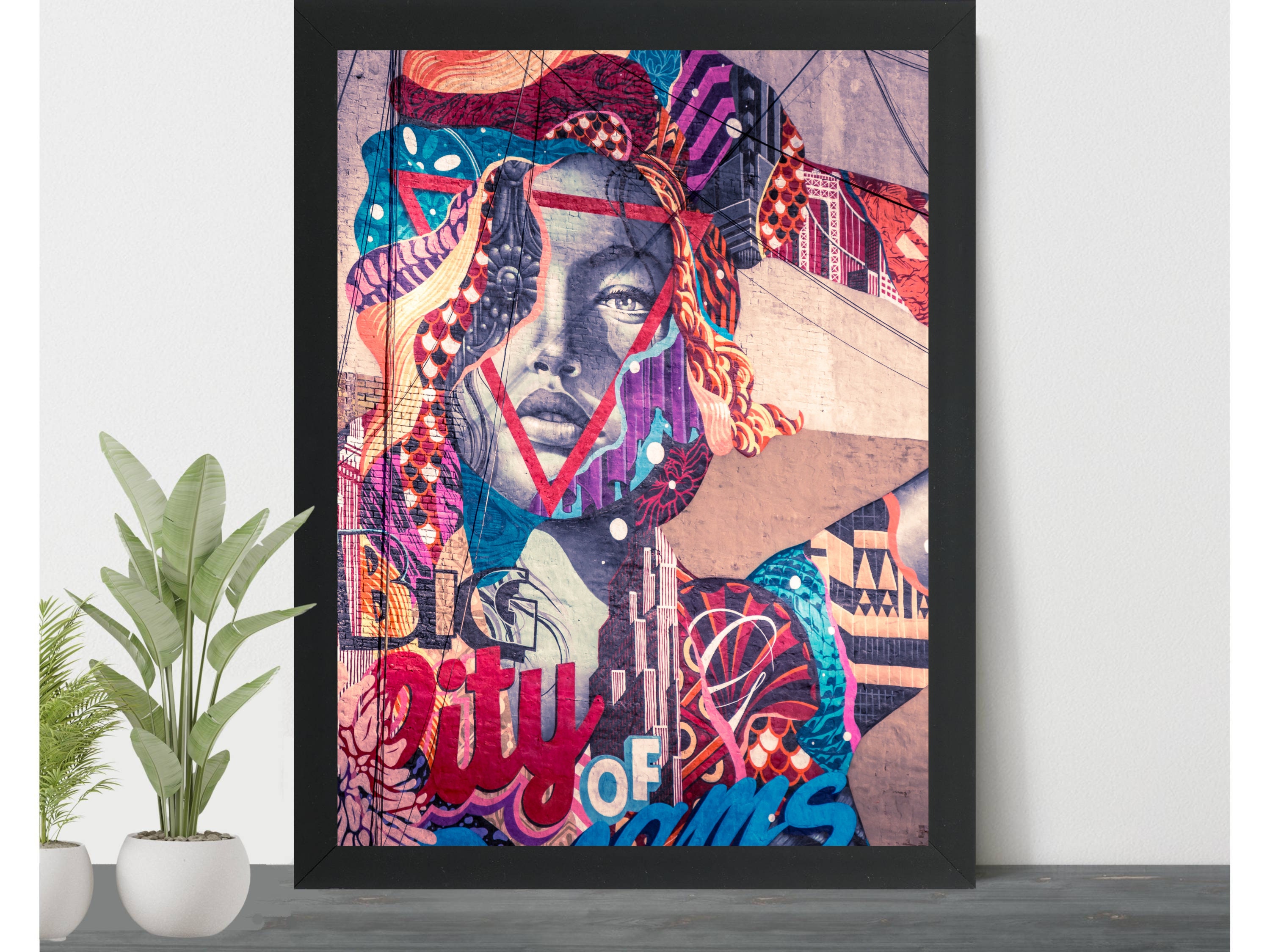 Women Poster, Graffiti Art Poster, Graffiti Print, Women Graffiti Art ...