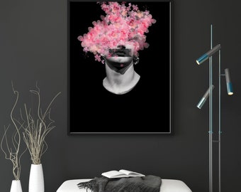 Statue Poster, Statue Print, Sculpture Printable Wall Art, Aesthetic Room Decor