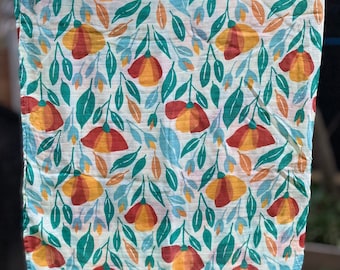 1 langes bébé coton bambou 2 épaisseurs 120 x 110 cm | écharpe de portage confortable en mousseline pour bébé | Cadeau de douche | Nouveau-né |