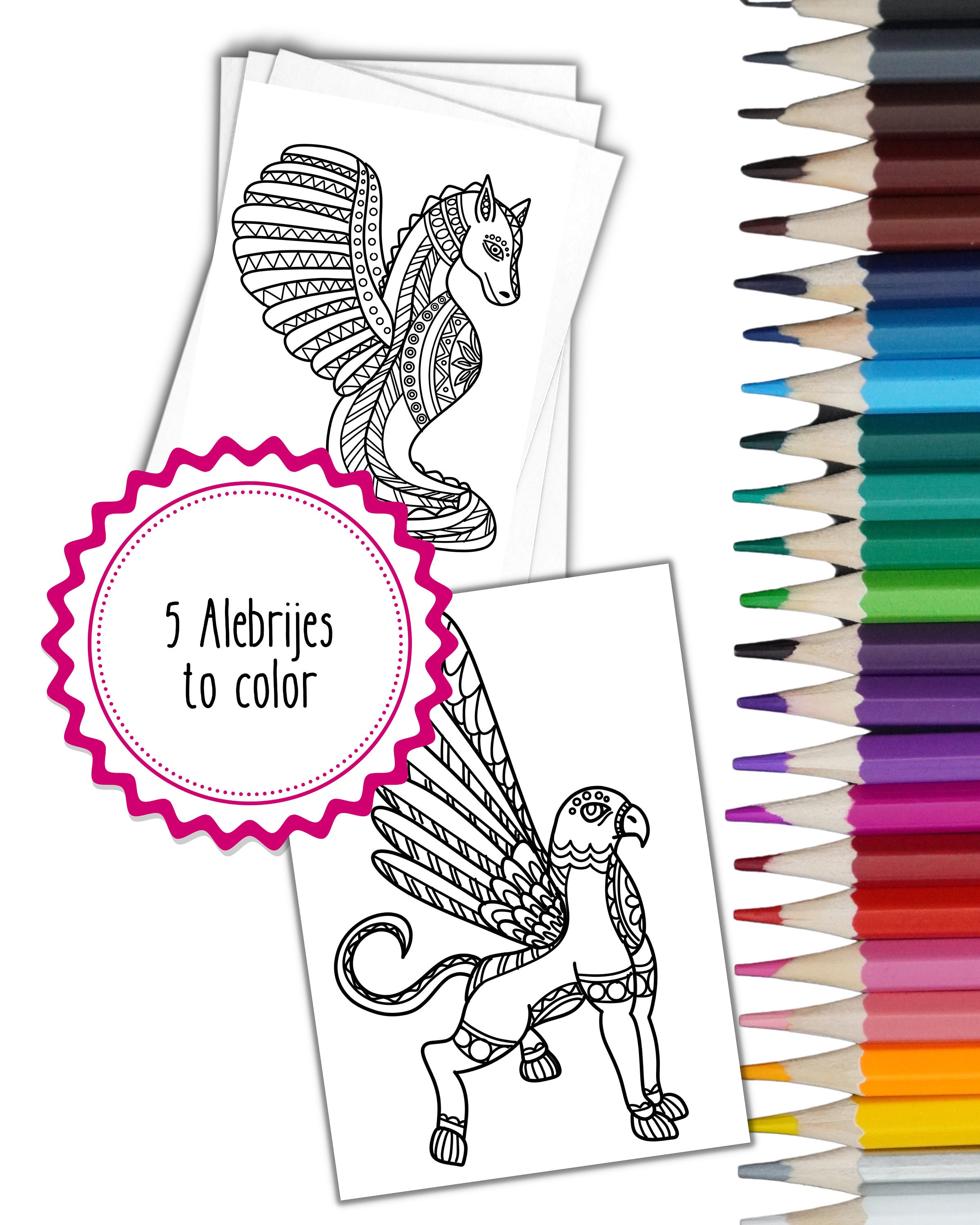 Digital alebrijes - Etsy México Digital alebrijes - Etsy México