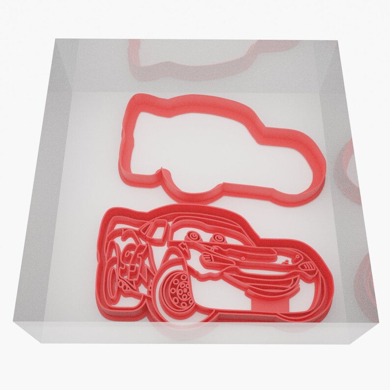 Lightning Mcqueen Cars Cookie Cutter Fondant Polymer Cookie - Etsy