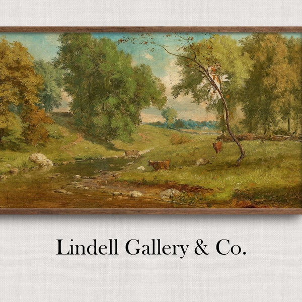 Samsung Frame TV Art | Animals Farm Forest Summer | Landscape TV Art | Vintage Fine Art | 4K Digital Download | Instant Download | GI106