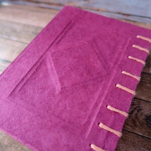 Handmade Celtic Pink Notebook with Celtic Heart image 9