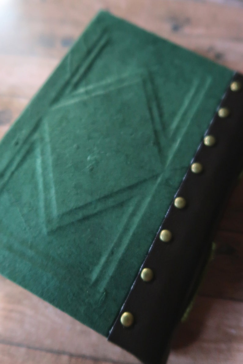 Handmade Celtic Notebook with Mythic Dragon-Eye Shield image 4