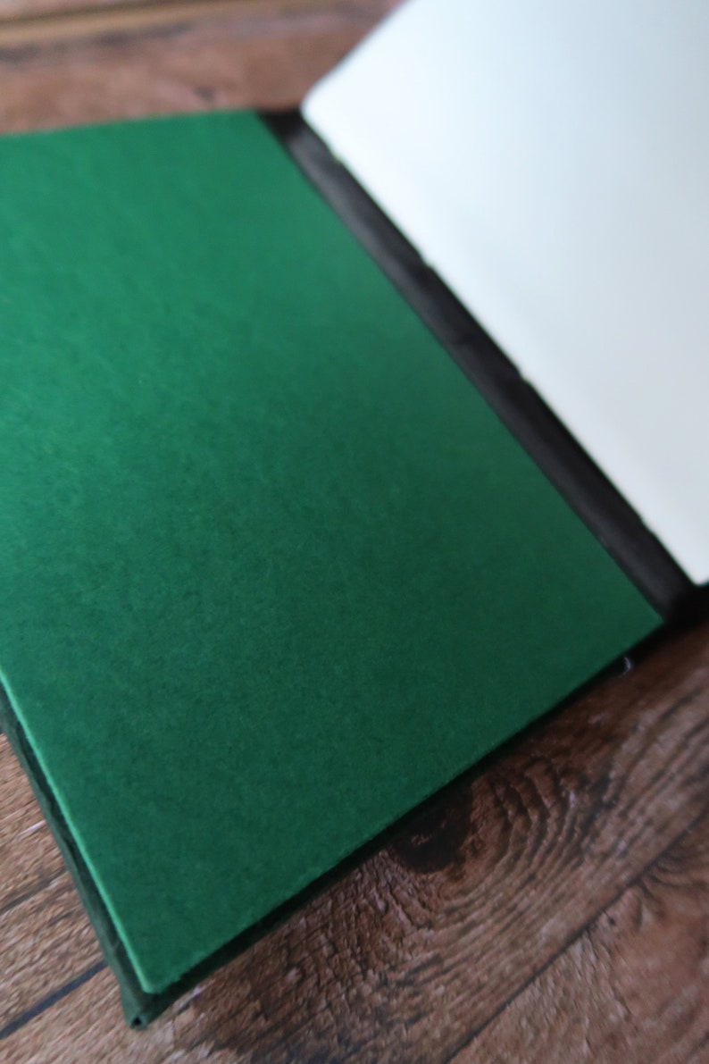 Handmade Celtic Notebook with Mythic Dragon-Eye Shield image 5