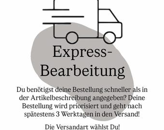Express-Bearbeitung | Prio-Bearbeitung