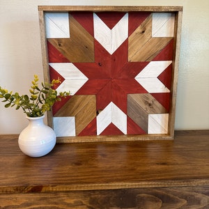 Barn Quilt Home Decor, Framed Barn Quilt, Reclaimed Wood, Framed Barn Quilt, Farmhouse Decor, Home Decor, Barn Quilt Decor, Unique Home