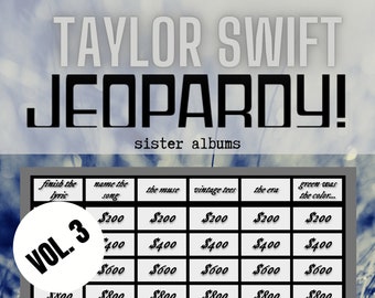 T-Swift Jeopardy: Sister Albums | folklore evermore trivia | party game