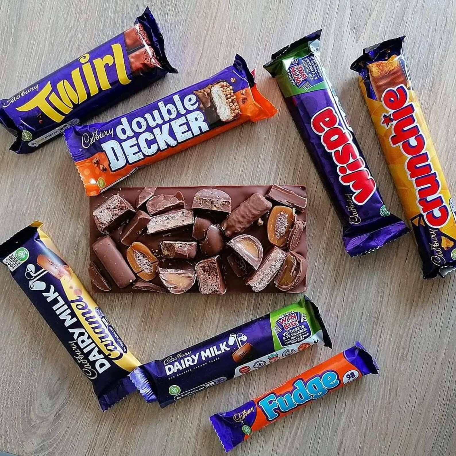 Cadbury Heroes Crunchie Dairy Milk Fudge Wispa Twirl Caramel Etsy UK