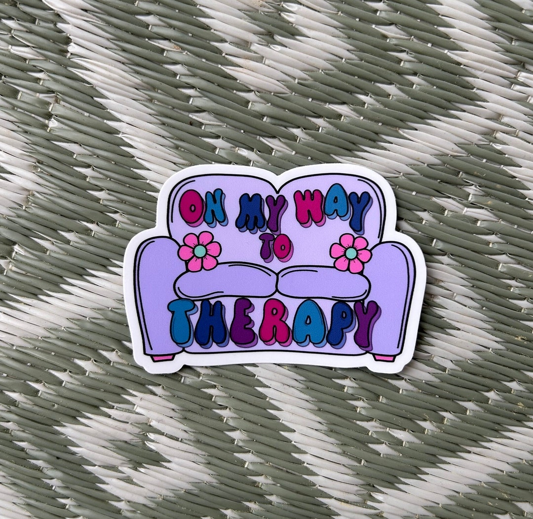 Therapy Couch Sticker: Mental Health Awareness Decal - Etsy