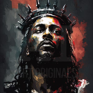 African American Art Jesus Painting DOWNLOAD, Jesus Art Printable