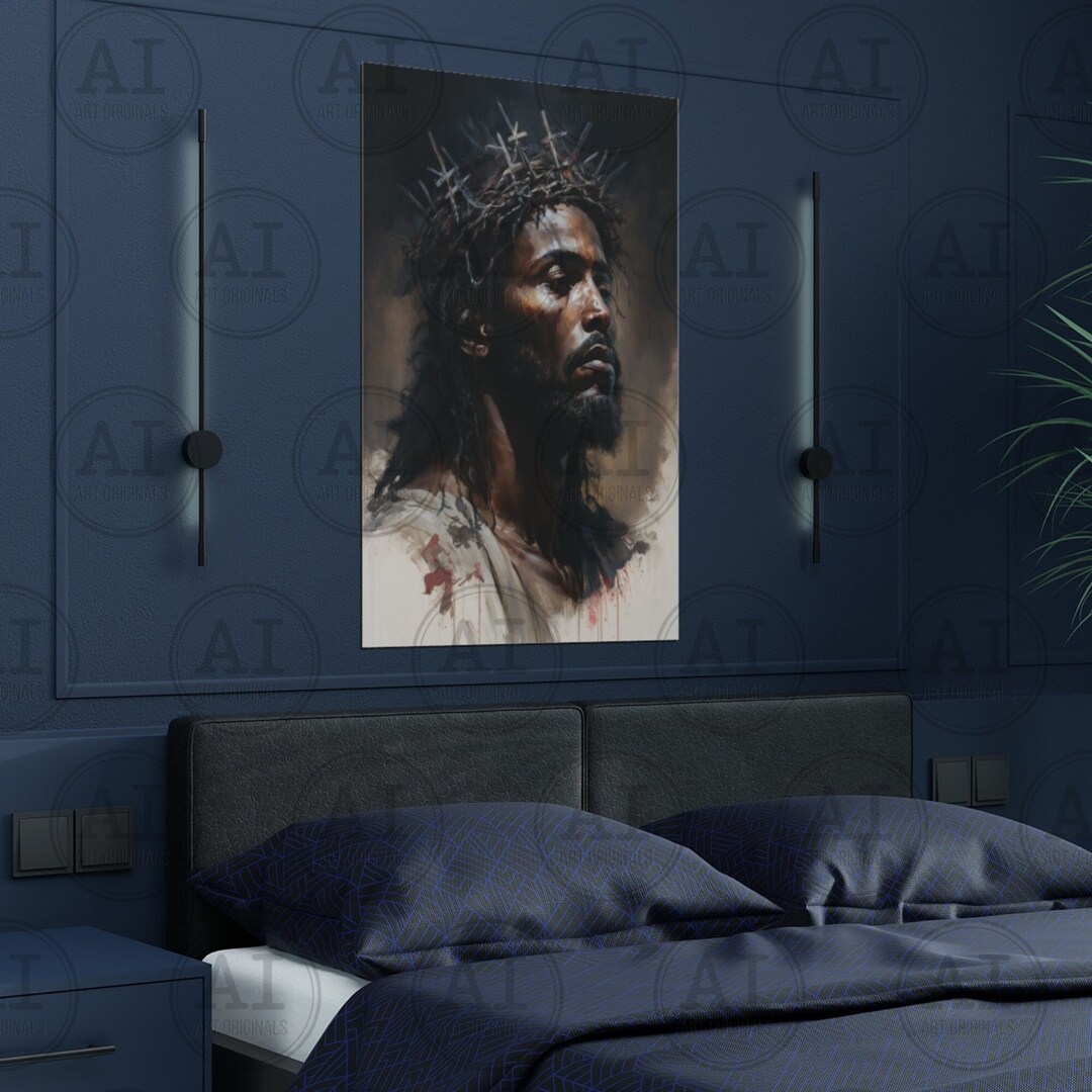 African American Art Jesus Painting POSTER Unframed Fine Art Print ...