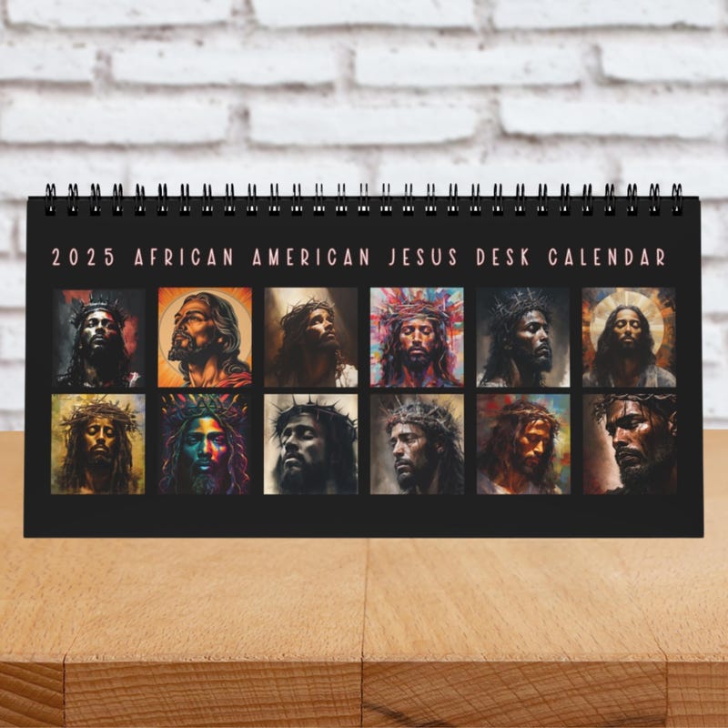 Desk Yearly Calendar Stand Etsy