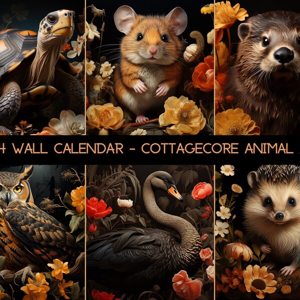 Cottagecore 2024 Calendar Etsy