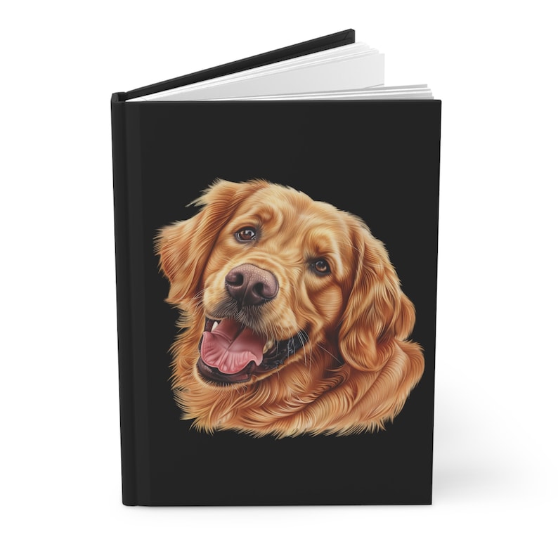 Golden Retriever Notebook Personal Journal Dog Lover's Gift for Friend