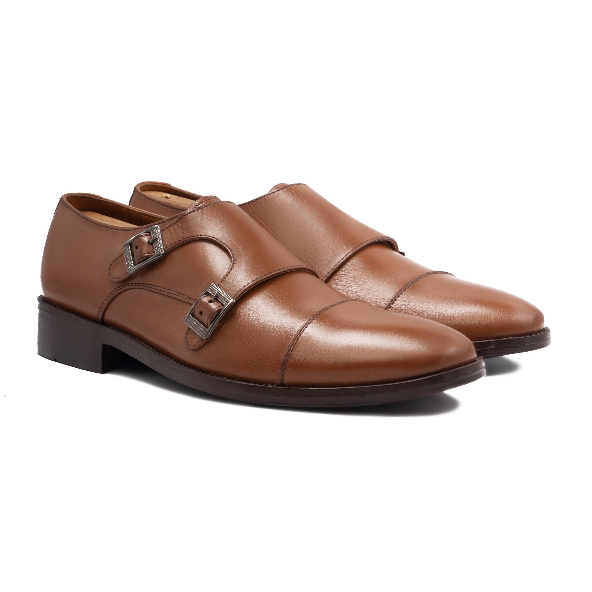 Double monk shop strap loafers