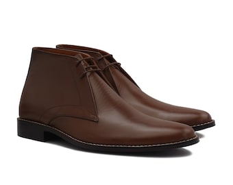 Corry Chukka Brown Leather Boots