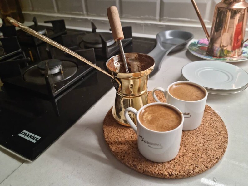 Greek Traditional Handmade Brass Coffee Pot briki Etsy