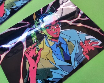 Herbert West Re-Animator Sticker Cat Boy B-Horror BIG CHUNGUS Decal