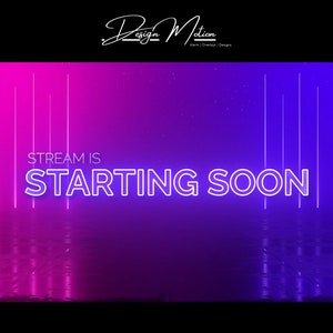 Animated Neon Pink and Purple Twitch Streaming Scenes, Starting Soon, Be Right Back, Intermission, Stream Ending in Pink & Purple