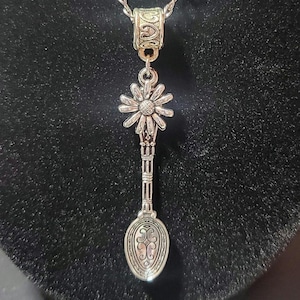 Sunflower Spoon Necklace