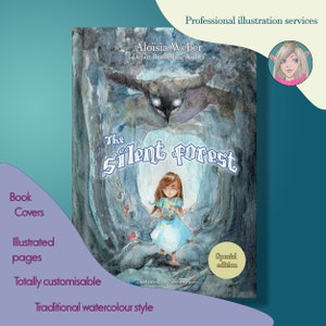 Illustrator for hire, professional Personalised children's book illustration, custom cover, Wattpad, drawing picture book, self published