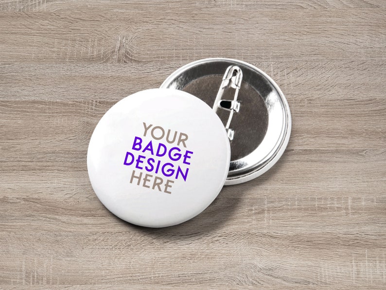 Personalized Badges - Custom Name, Image and Message Pinback Buttons ...