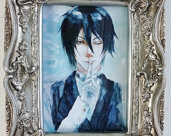 Kuroshitsuji the Black Butler, Sebastian Michaelis Art Print Fanart