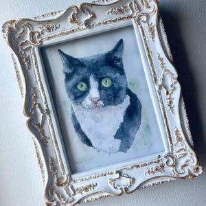 Custom Pet Portrait | Watercolour Pet Painting | Handmade Pet Memorial Gift