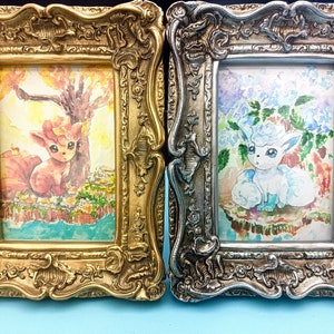 Vulpix en alolan vulpix kunstafdrukken