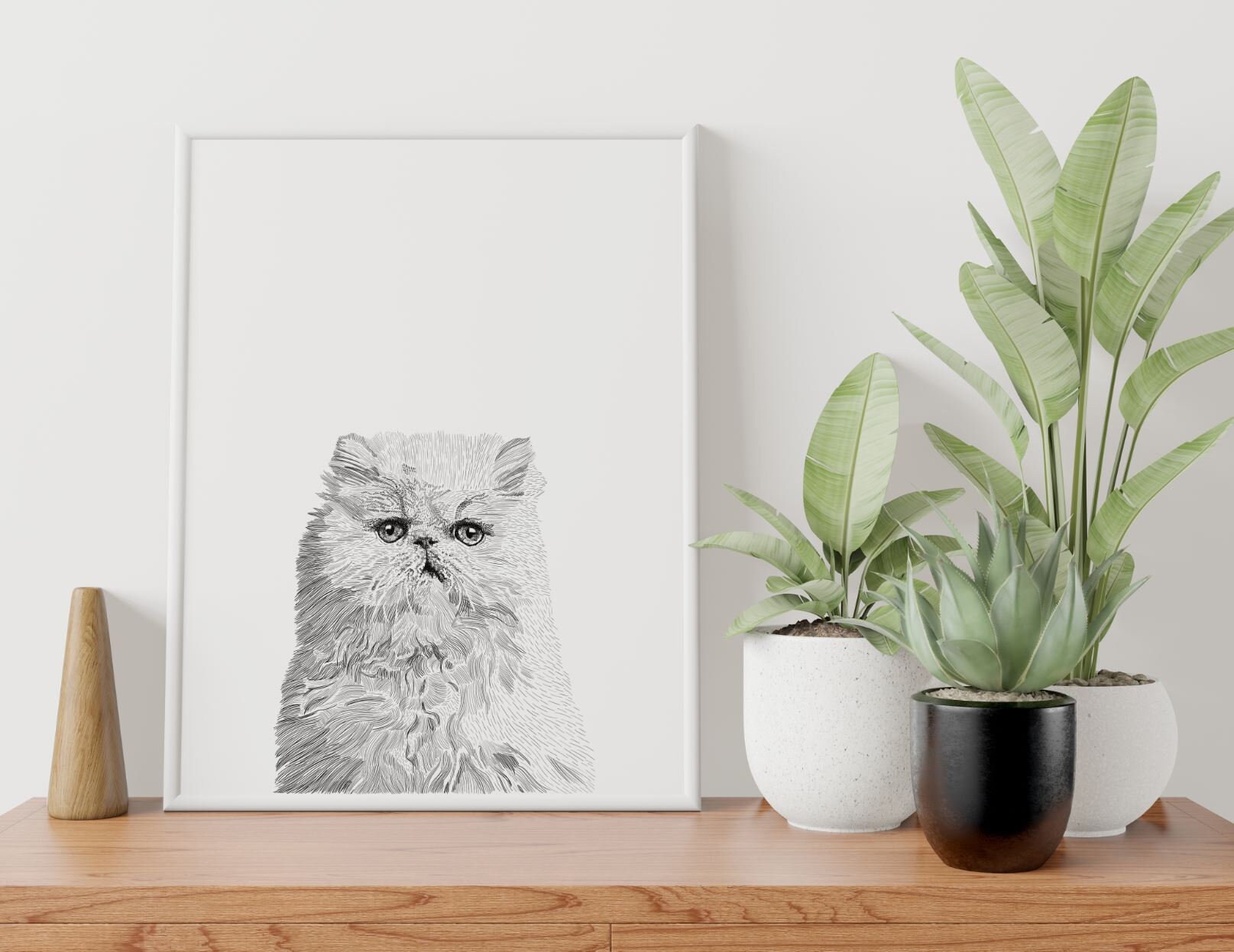 PRINTABLE Cat Illustration Digital Download Files - Etsy