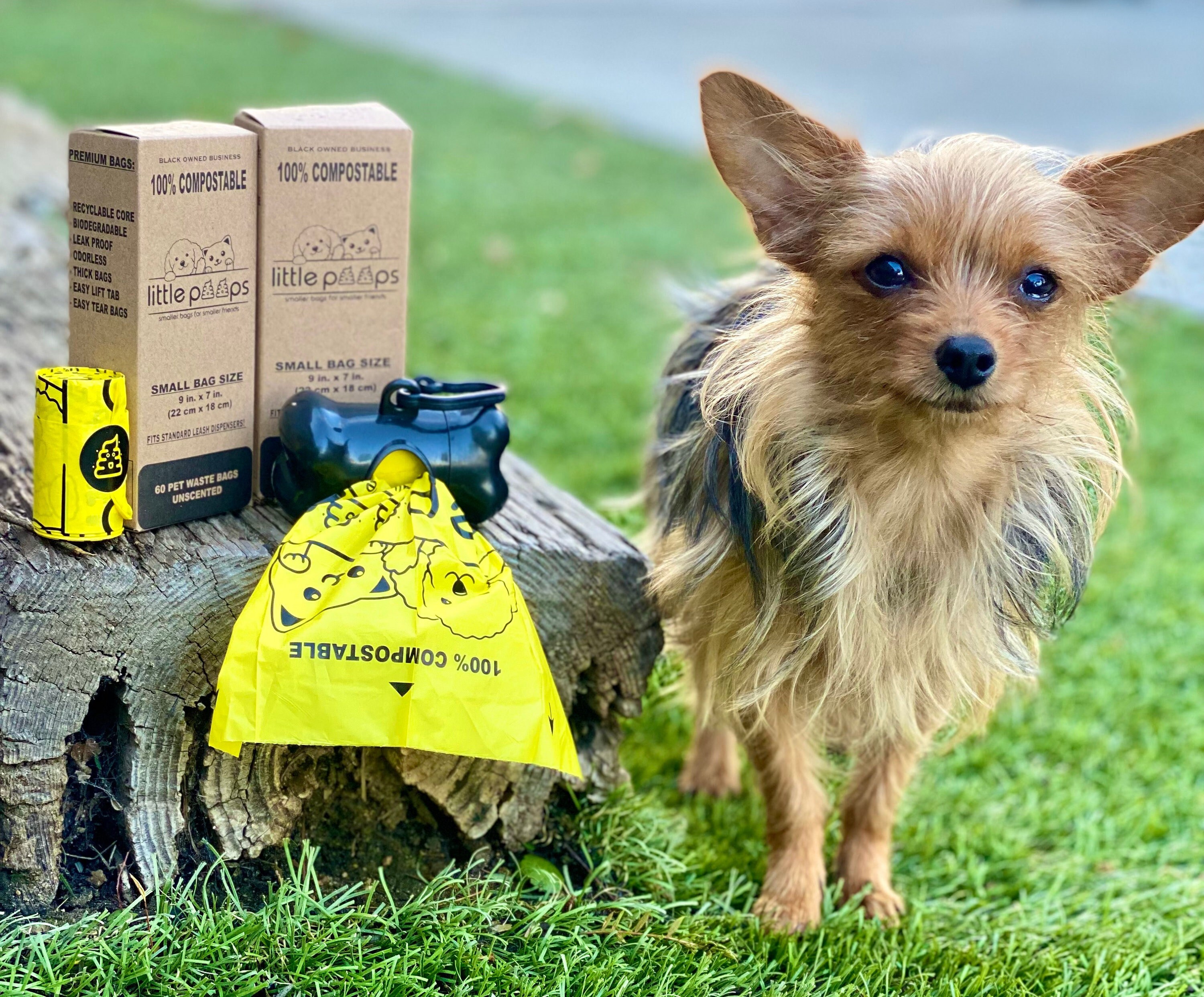 LITTLE POOPS Waste Bags for Dogs, Cats, & Other Small Size Animals