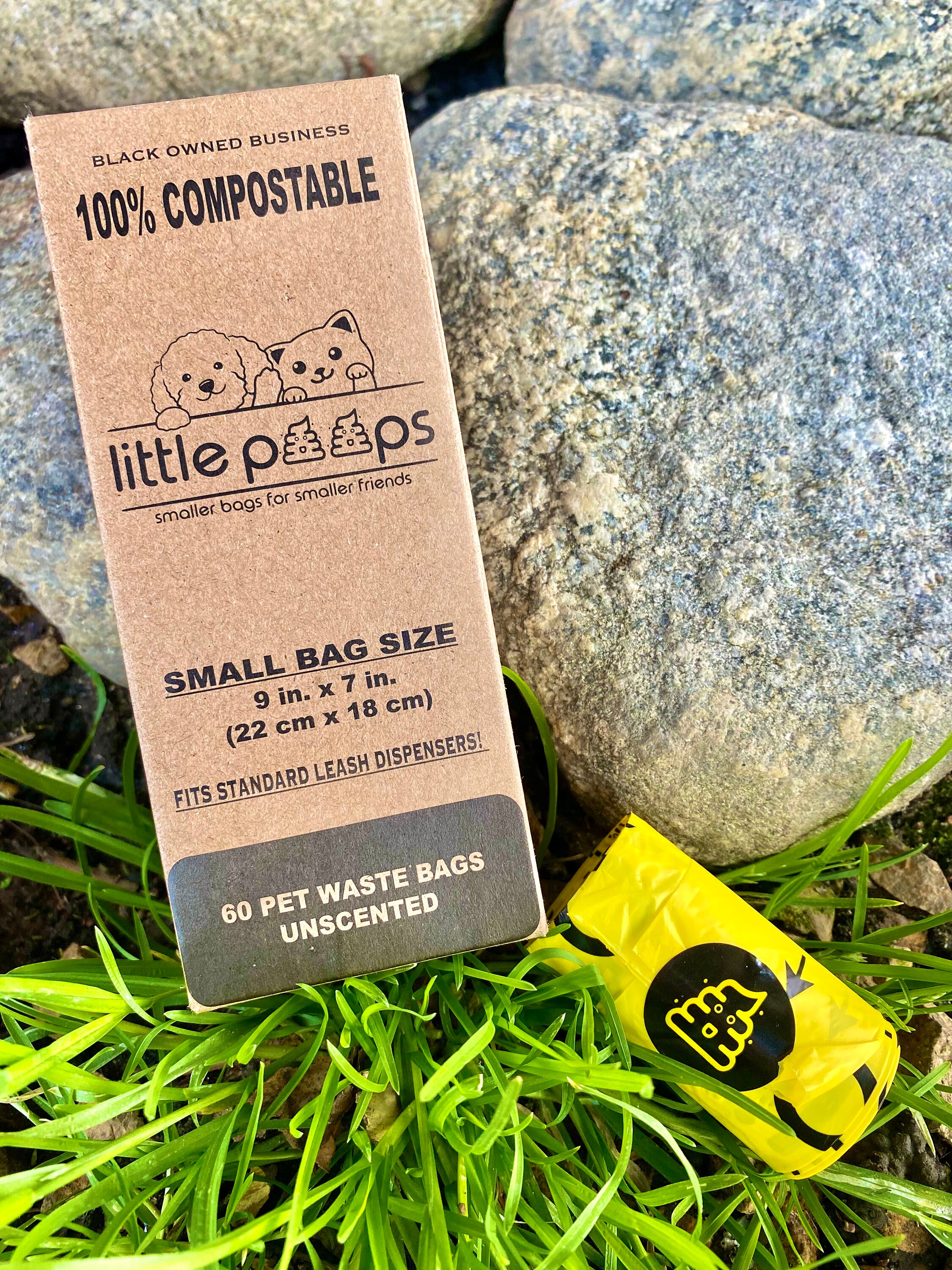 LITTLE POOPS Waste Bags for Dogs, Cats, & Other Small Size Animals