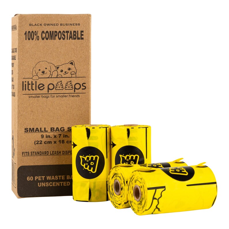 LITTLE POOPS Waste Bags for Dogs Cats & Other Small Size Etsy