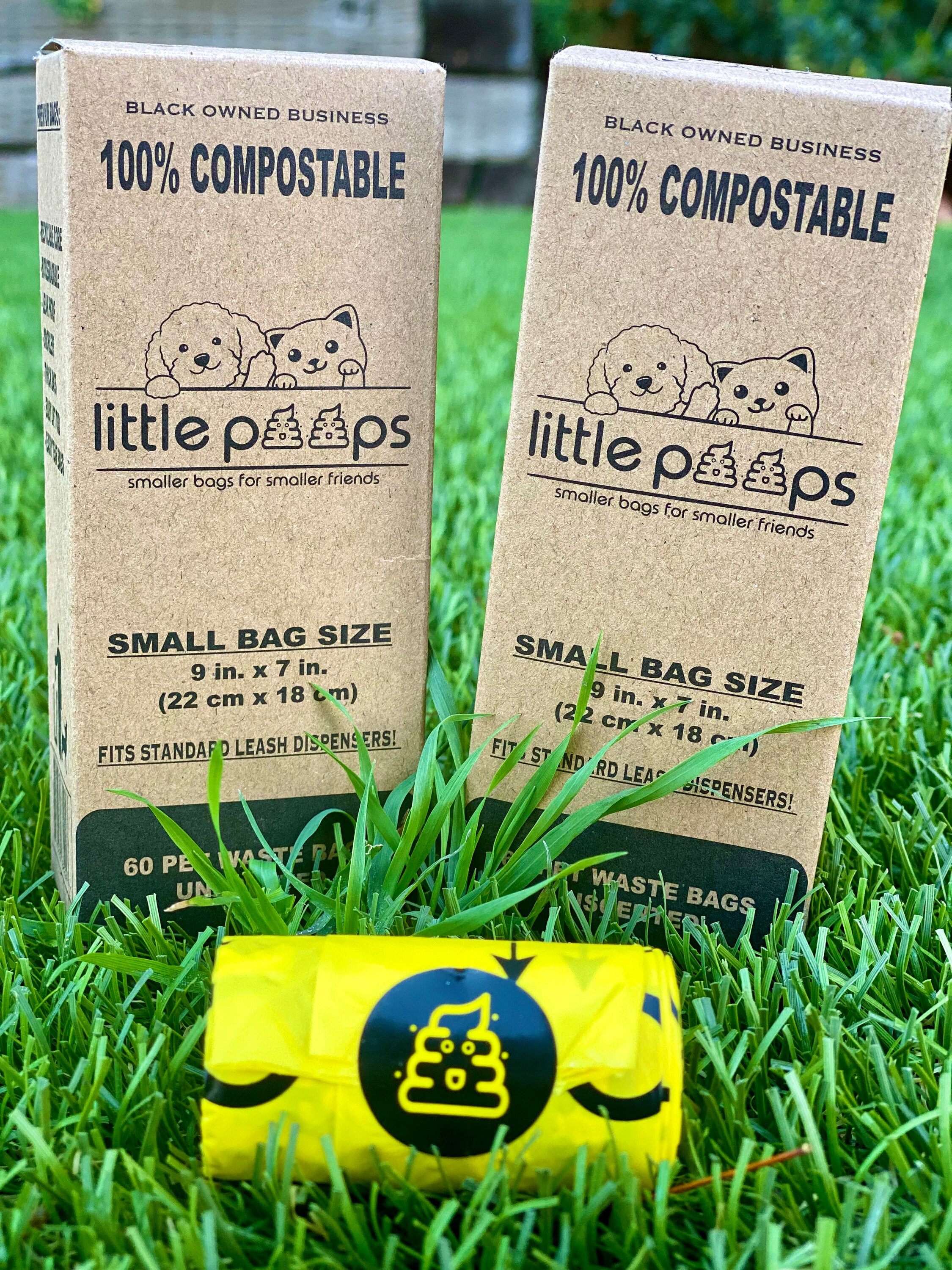 LITTLE POOPS Waste Bags for Dogs, Cats, & Other Small Size Animals
