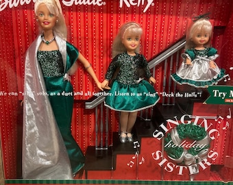 1992 Barbie Sharin' Sisters Barbie, Skipper & Stacie Dolls Mattel