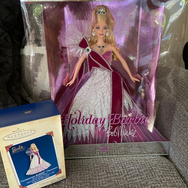 2005 Holiday Barbie & Ornament New in Box