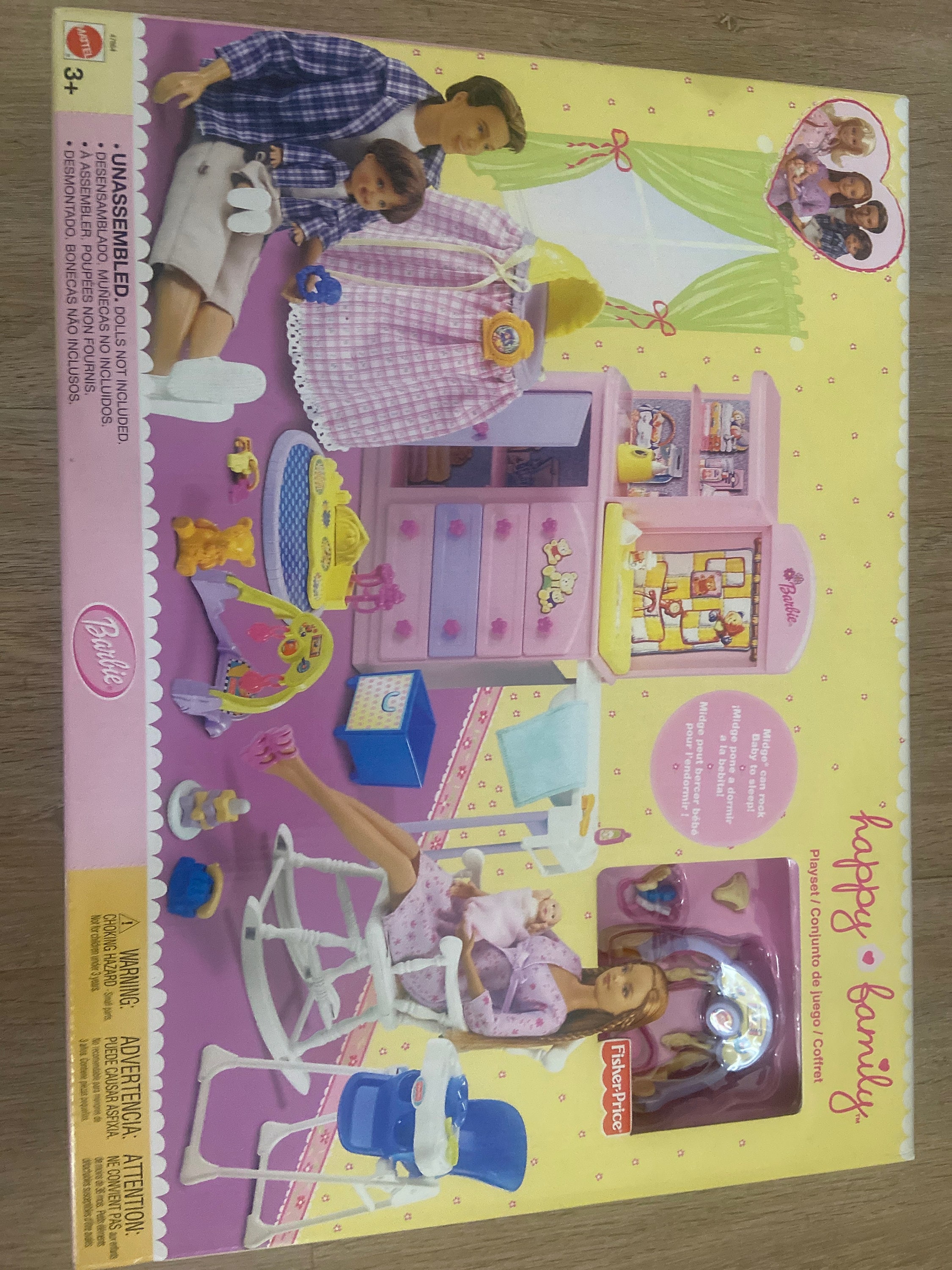 Barbie Happy Family AA Rare Pregnant Midge & Baby 💕 2002 Mattel NRFB HTF