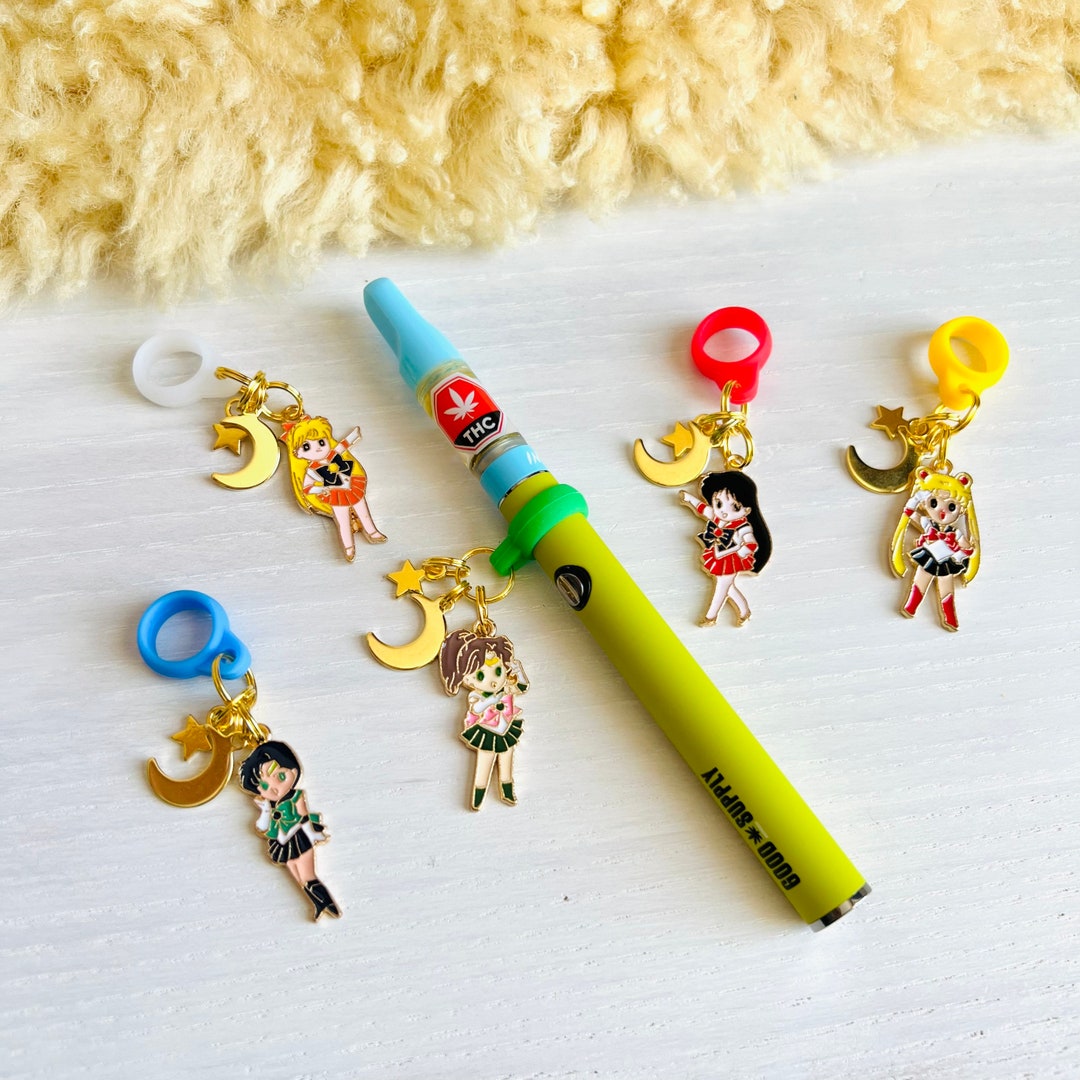 Sailor Moon Vape Charms / Cute Anime Vape Charms With Silicone Grip
